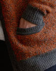Viacha Boucle Alpaka Cardigan Detailansicht