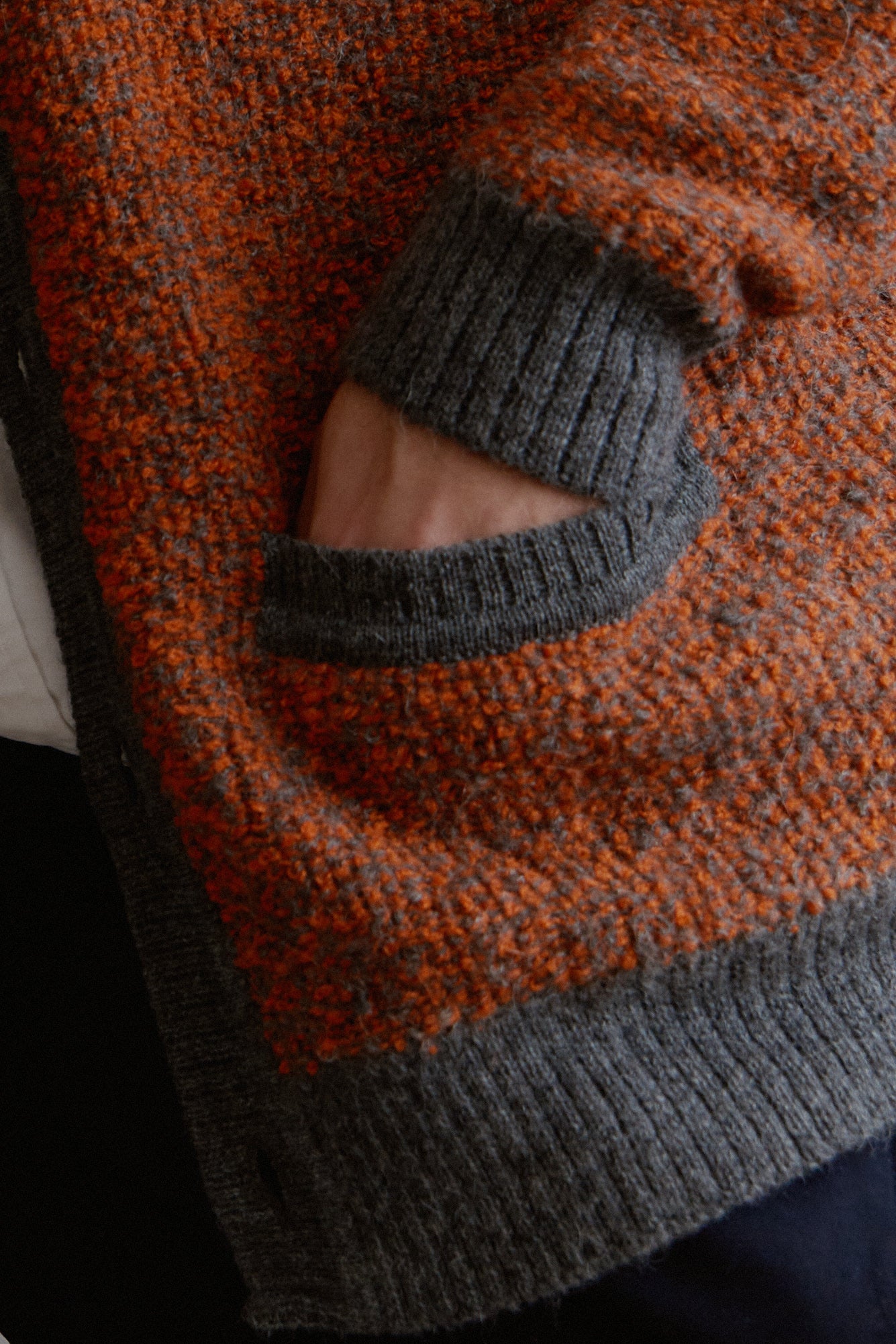 Viacha Bouclé Alpaka Cardigan