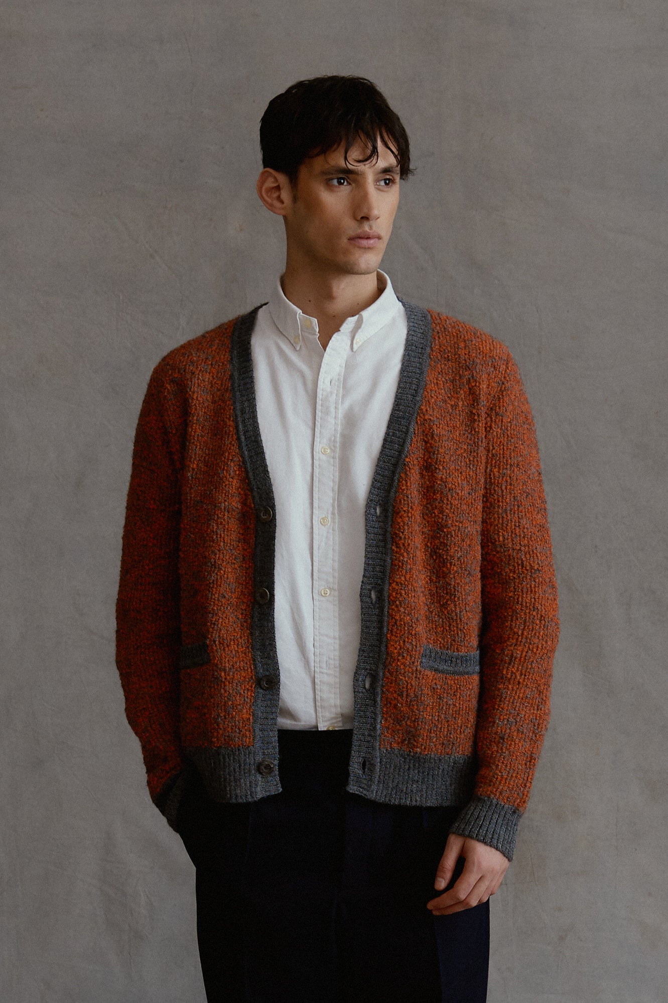Viacha Bouclé Alpaka Cardigan
