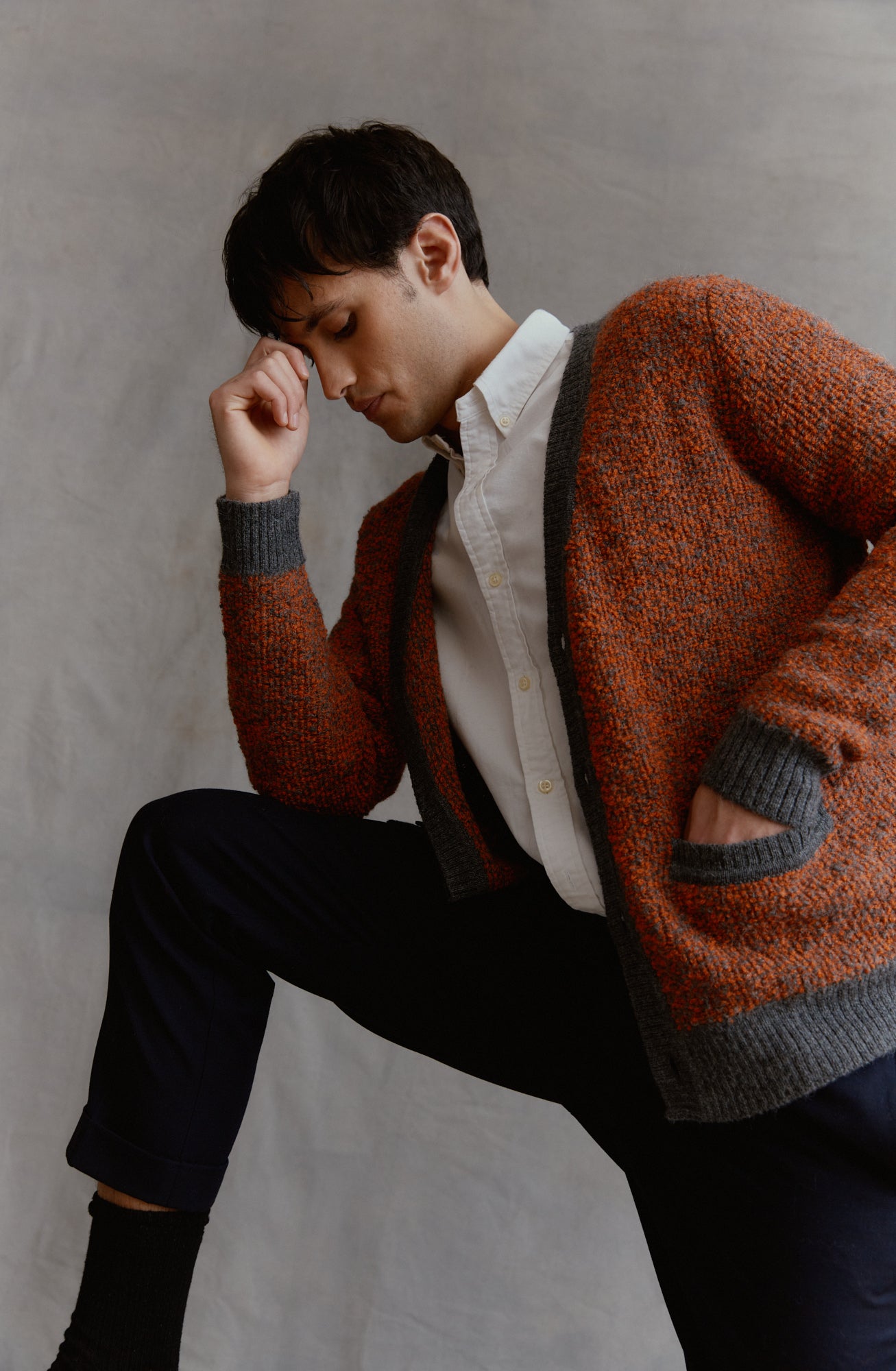 Viacha Bouclé Alpaka Cardigan