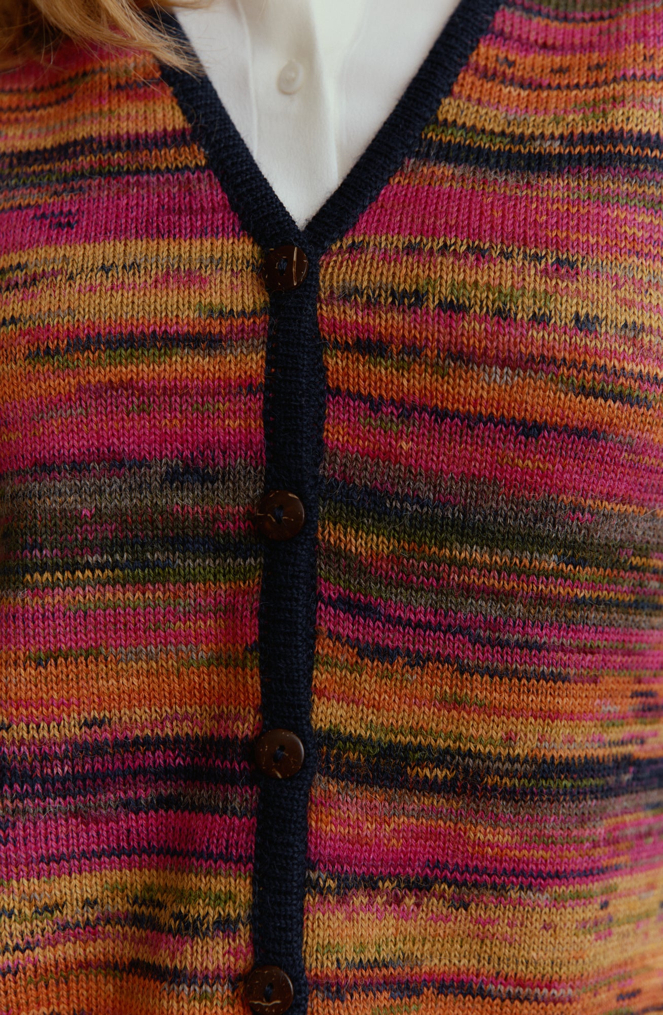 Pintado Alpaka Weste in Multicolor