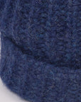 Alpaka Mütze in Jeans aus Baby Alpaka