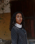 Alpaka Strickjacke in schwarz von Manuela Bedford