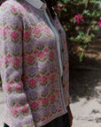 Alpaka Strickjacke in Beige von Manuela Bedford