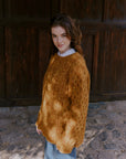 Alpaka Pullover Cabelito von Manuela Bedford in Senf Gelb