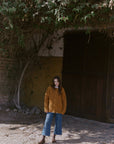 Alpaka Pullover von Manuela Bedford in Senf Gelb