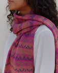 Alpaka Schal Alma Fuchsia von Manuela Bedford