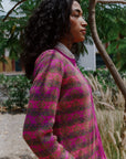 Alpaka Strickjacke Cleo von Manuela Bedford Seitenansicht