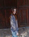 Alpaka Zipper Strick Pullover von Manuela Bedford