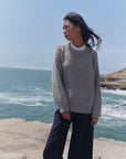 Alpaka Pullover Vero in Grau von Manuela Bedford