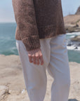Alpaka Pullover Viacha in Braun von Manuela Bedford