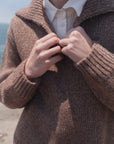 Alpaka Pullover Viacha in Braun von Manuela Bedford
