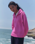 Alpaka Pullover Viacha in Fuchsia von Manuela Bedford