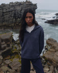 Alpaka Pullover Viacha in Jeans von Manuela Bedford