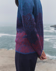 Alpaka Strickjacke JULI in Blau von Manuela Bedford