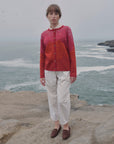 Alpaka Strickjacke JULI in Rot von Manuela Bedford