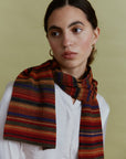 Alpaka Schal Terra in Brauntönen als Accessoire von Manuela Bedford