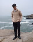 Alpaka Troyer Pullover in Natur von Manuela Bedford