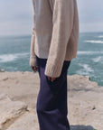 Alpaka Troyer Pullover in Natur von Manuela Bedford