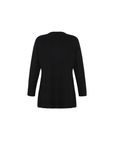 Alpaka Strickjacke in Schwarz aus reiner Alpakawolle von Manuela Bedford