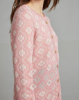 Lange Alpaka Strickjacke aus Baby Alpaka von Manuela Bedford