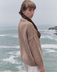 Alpaka Pullover Vero in Braun von Manuela Bedford