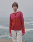 Alpaka Strickjacke JULI in Rot von Manuela Bedford