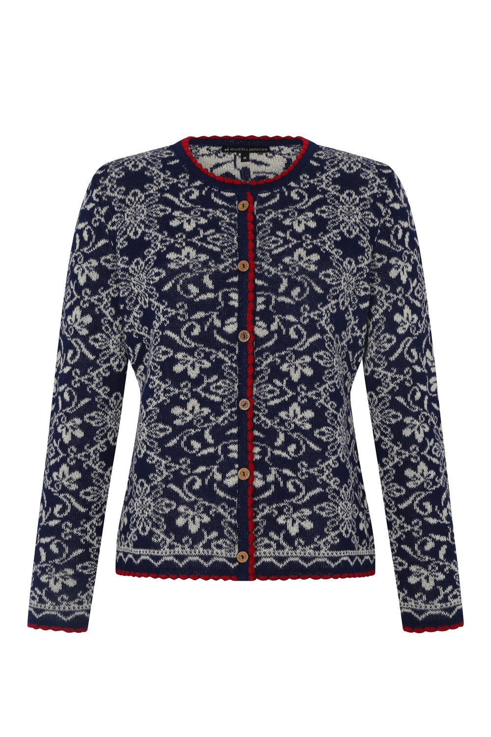 Camila Cardigan in Marine aus 100% Alpaka Wolle