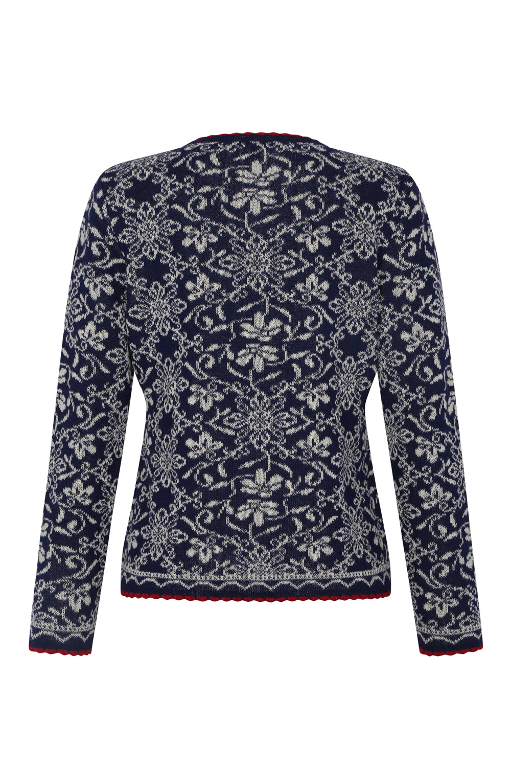 Camila Cardigan in Marine aus 100% Alpaka Wolle