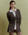 Langer Luz Baby Alpaka Cardigan von Manuela Bedford