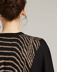 Wende Poncho aus Lamawolle getragen