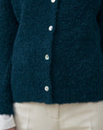 Alpaka Boucle Cardigan Cruz Detailansicht