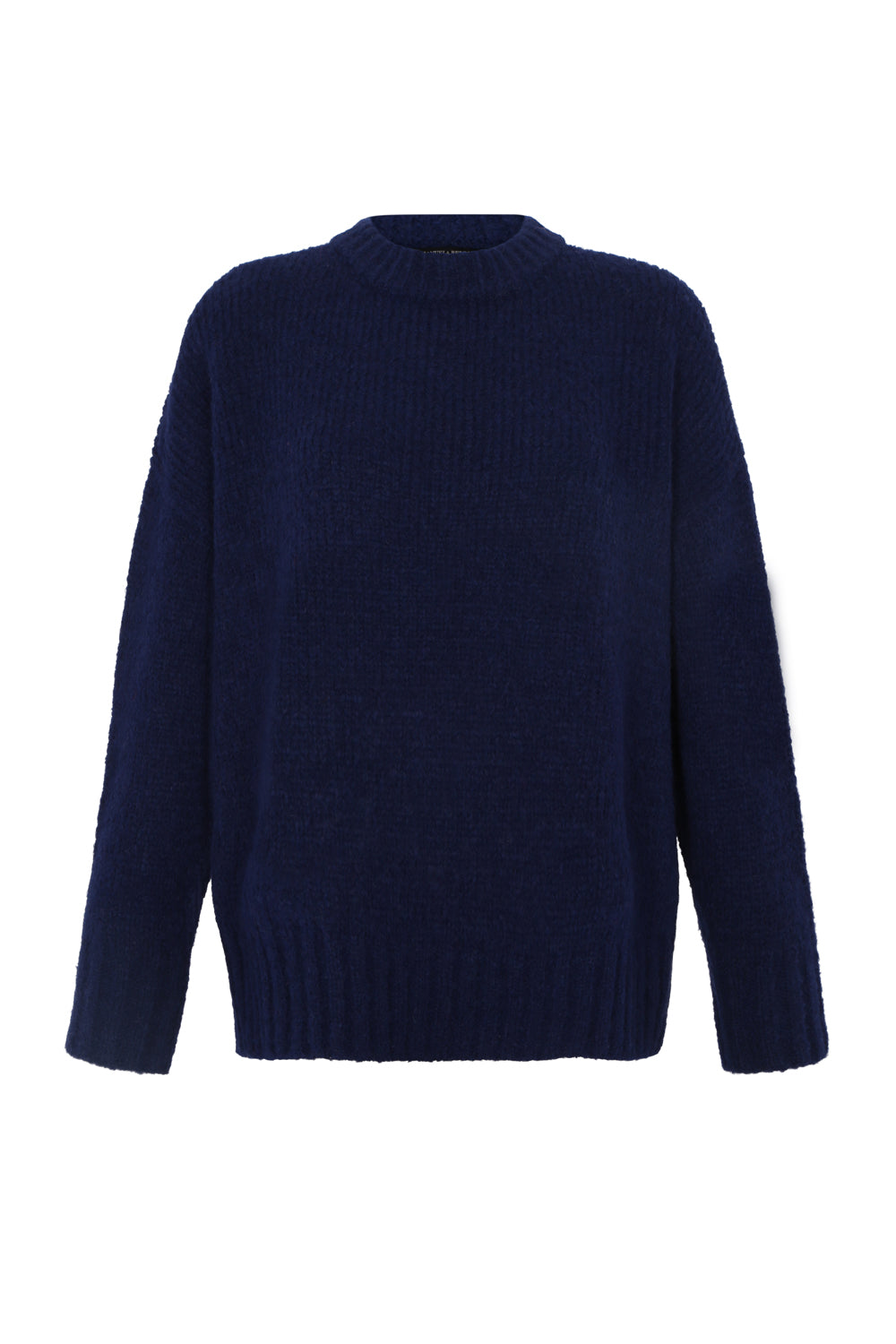 Damen Alpaka Pullover in Marine