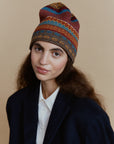 Alpaka Jacquard Mütze Eliana von Manuela Bedford