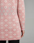 Lange Alpaka Strickjacke aus Baby Alpaka von Manuela Bedford