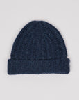 Alpaka Mütze in Jeans aus Baby Alpaka