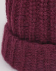 Alpaka Mütze in Berry aus Baby Alpaka