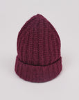 Alpaka Mütze in Berry aus Baby Alpaka