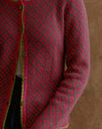 Alpaka Cardigan Aura von Manuela Bedford in Fuchsia
