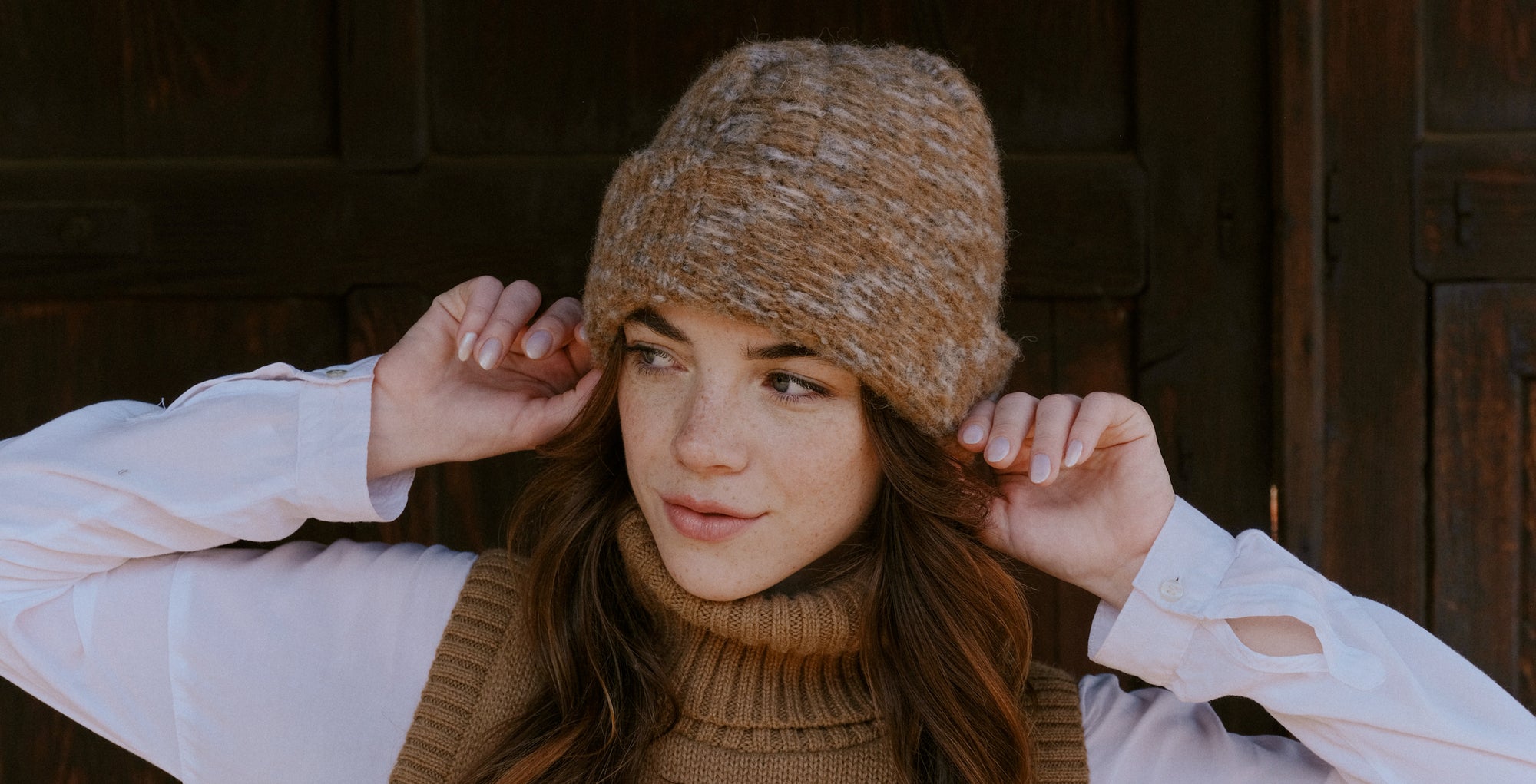 Alpaka Beanie von Manuela Bedford fotografiert in Peru.