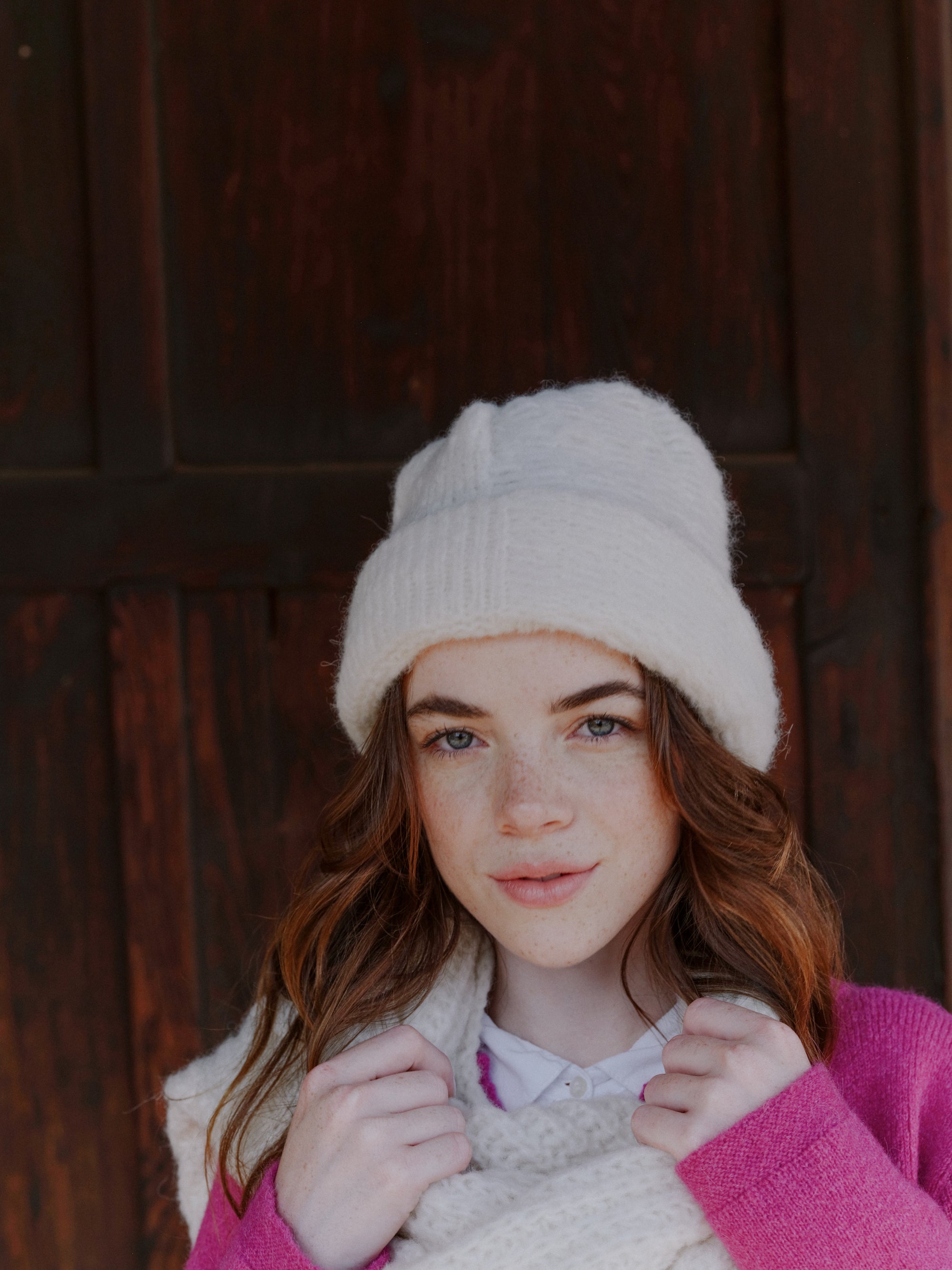 Alpaka Beanie I Natur von Manuela Bedford 