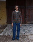 Alpaka Strickjacke in Grün von Manuela Bedford 