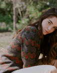 Alpaka Cardigan Alma Green von Manuela Bedford