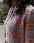 Alpaka Strickjacke in Beige von Manuela Bedford 