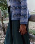 Alpaka Strickjacke in Hellblau von Manuela Bedford 