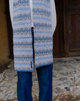 Alpaka Schal Alma von Manuela Bedford in Hellblau