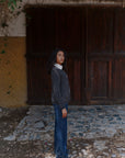 Alpaka Strickjacke in Schwarz von Manuela Bedford 