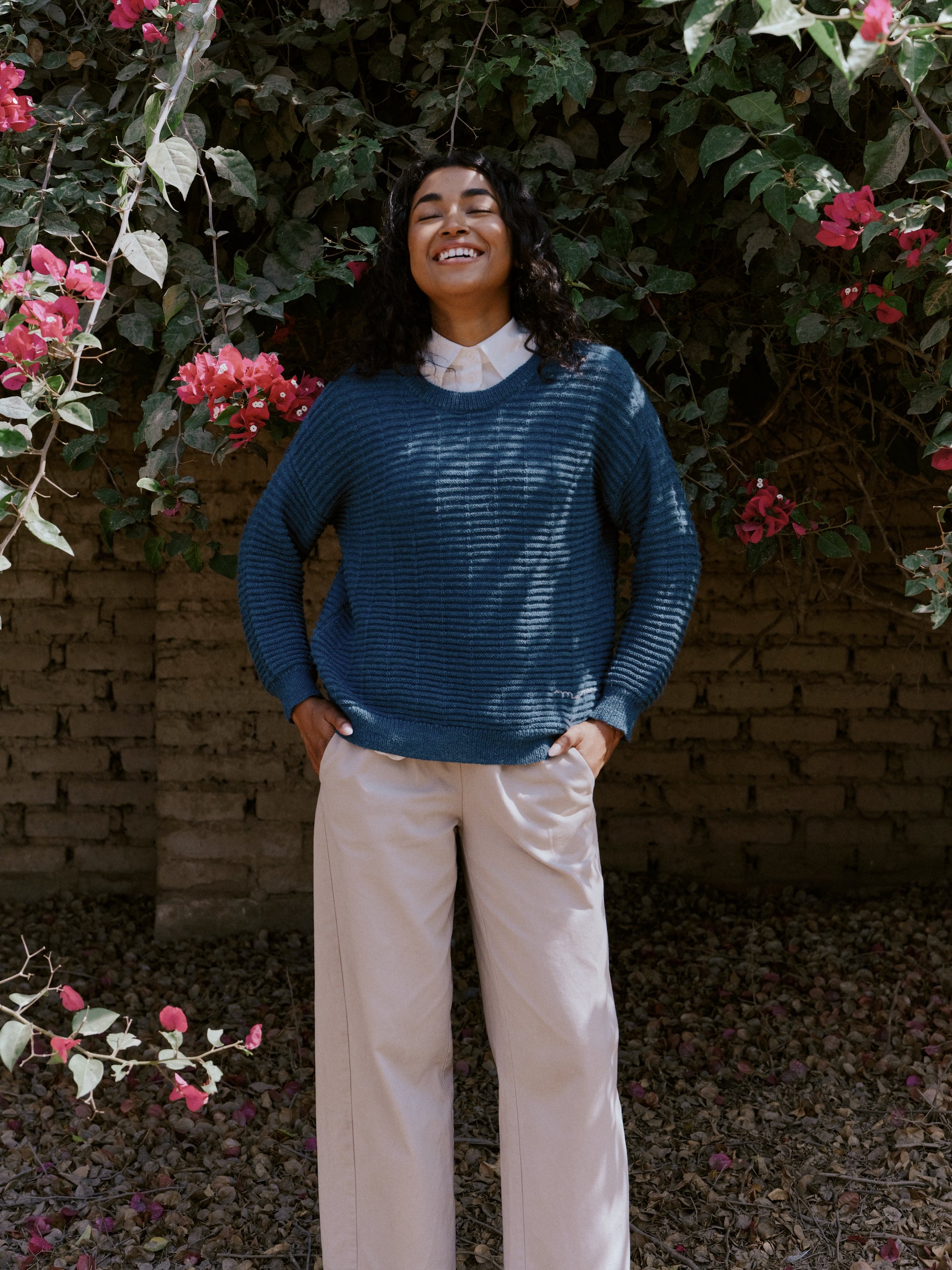 Baby Alpaka Pullover von Manuela Bedford frontal