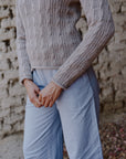 Baby Alpaka Pullover von Manuela Bedford Schnitt