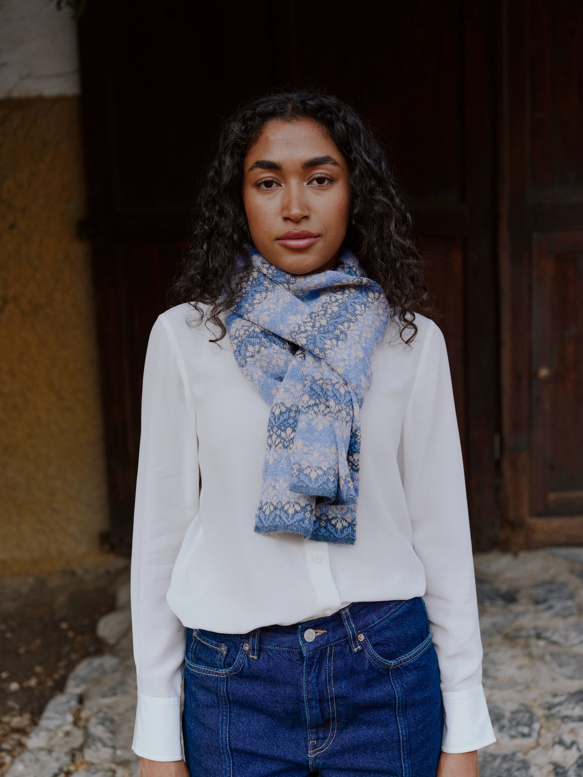 Alpaka Schal Alma von Manuela Bedford 